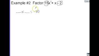 Factoring Trinomials by the ABC Method