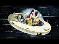 Retrofuturism warp drive travel w vintage oldies playing from another dimension white noise