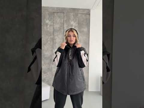 Женский теплый спортивный костюм-тройка на флисе 50-64, худи, брюки и утепленный жилет, видео 2