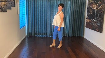 Tsoang Tsoang Tsoang line dance demonstration and tutorial by Stephie