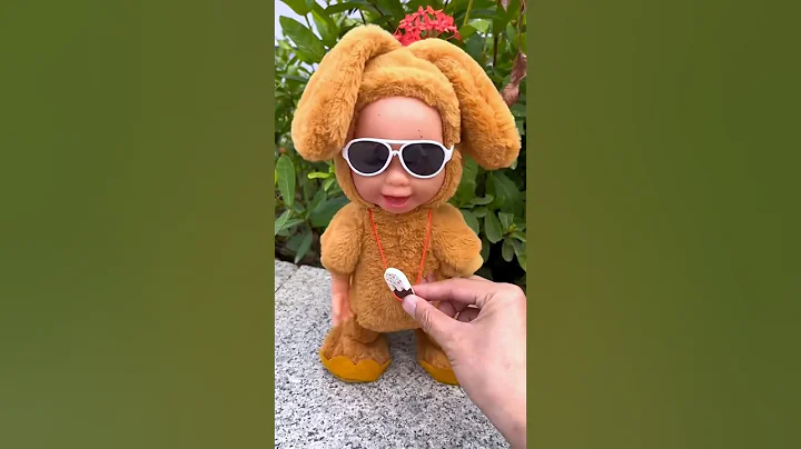 Kibtoy electric plush doll can cry, laugh, sing, dance, doll, girl#funny #comedy