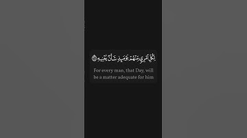#القرآن_الكريم #quran سورة عبس | الجزء الرابع من المقطع و الأخير