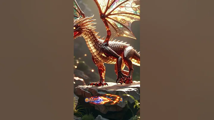 Glass Dragon 🔥 | AI-Generated Hyper-Realistic Dragon Breathing Fire | Fantasy Short in 4K