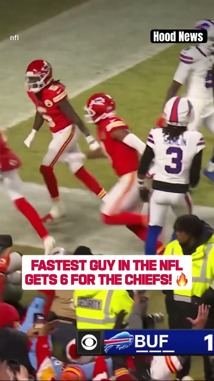Fastest guy in the NFL #hoodnews #xavierworthy #chiefs #buffalobills #nfl #viralvideo #trending #how