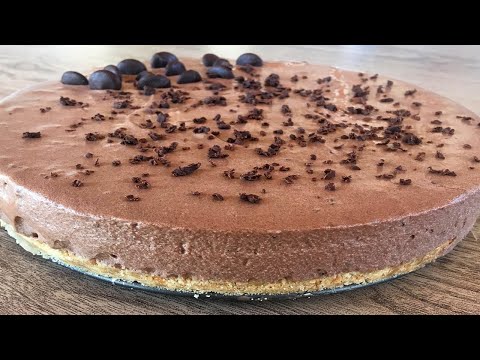 შოკოლადის ჩიზქეიქი ცხობის გარეშე / Chocolate CheeseCake