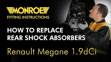 How to replace Rear Shock Absorbers - Renault Megane 1.9dCi