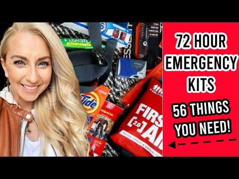 How To Make A 72 Hour Emergency Kit, Bug Out Bag Or Emergency Preparedness Kit!