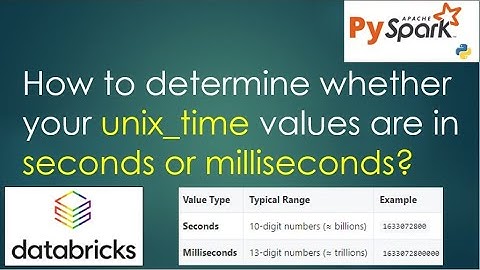 20. from_unixtime() | How to determine unix_time value in seconds or milliseconds | #pyspark PART 20