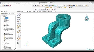 Abaqus Meshing Tutorials - Meshing 3D Solid Complex Part in Abaqus 6.14