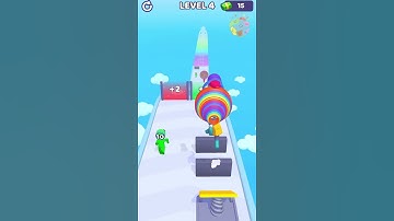 Layer Man 3D: Run & Collect 🐶 Level 4 🪁 Gameplay Walkthrough 🌵 #layerman3d #run