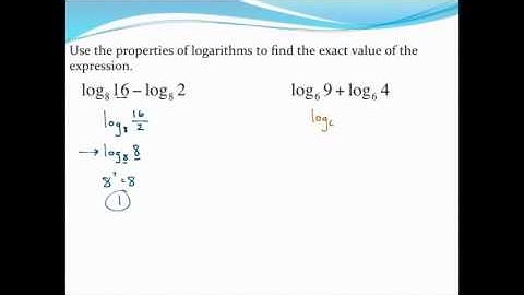 Simplifying logarithmic expressions using properties of logarithms