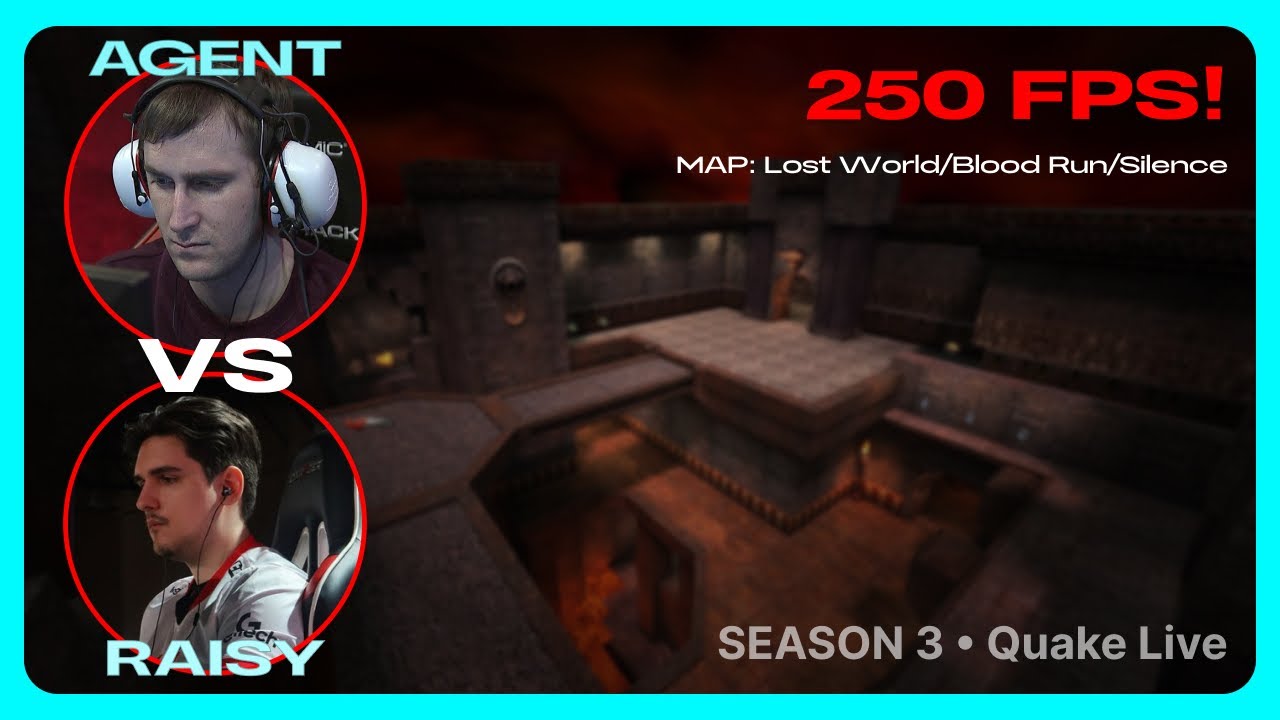 AGENT vs RAISY | 250FPS Quake Season 3 | BO3 | Quake Live