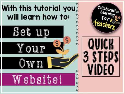 HOW TO SET UP YOUR OWN WEBSITE IN 3 STEPS - YouTube