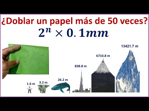 Vídeo: Si Dobla Una Hoja De Papel 103 Veces, Obtiene Una Pila De Papel Que Es Más Grande Que Nuestro Universe - Vista Alternativa