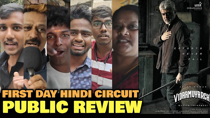 Vidaamuyarchi Public Review | First Day Hindi Circuit | Thala Ajith Kumar, Trisha, Arjun Sarja