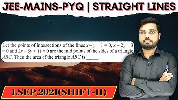Let the points of intersections of the lines x - y + 1 = 0 x - 2y +3 10 and 2x - 5y + 11 = 0 are