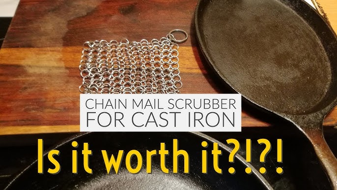 Chainmail scrubber for Cast Iron - Dryad Cookery