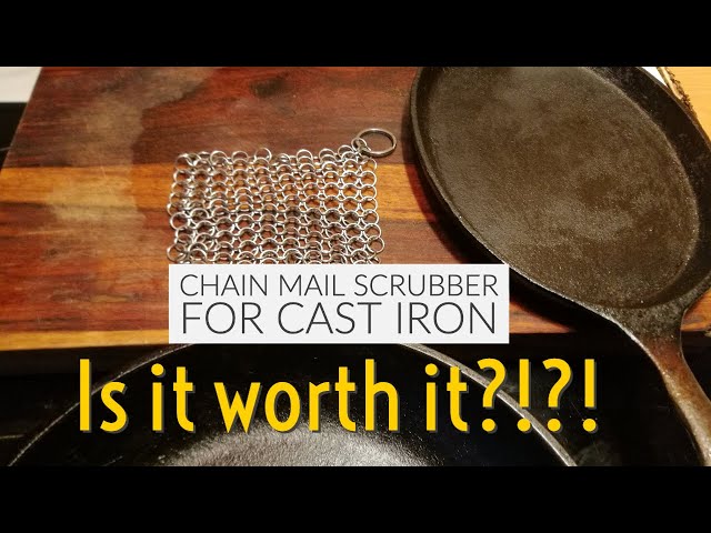 Chain Mail Scrubber - 8 x 8 Cast Iron Cleaner