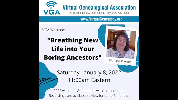 VGA 2022 Speaker: Melissa Barker, The Archive Lady