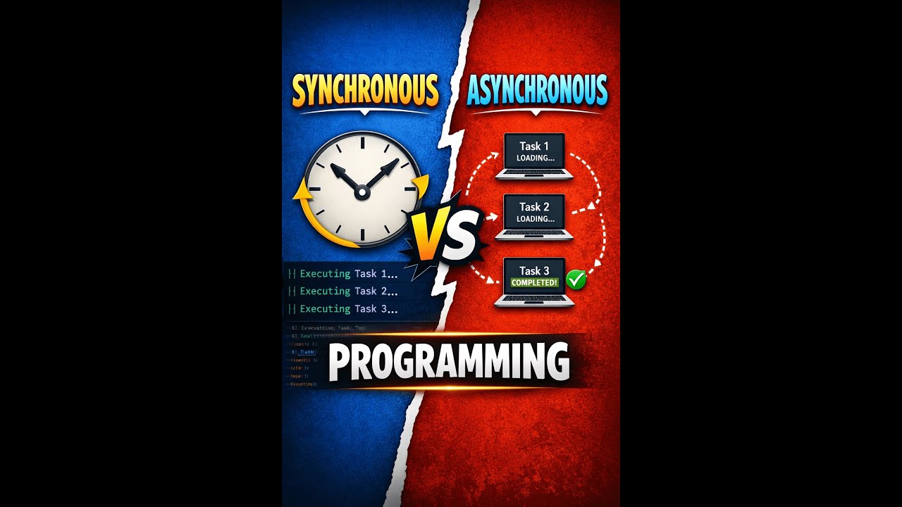 Synchronous and asynchronous programming concept in Nepali