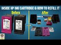 Inside a HP 803 Ink Cartridge & How to Refill an Ink Cartridge | Amazing | Step by Step Procedure