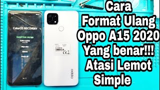 Cara Format | Factory Reset Oppo A15 2021! Simple NO PC