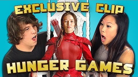 REACT SPECIAL: Exclusive Hunger Games Mockingjay Pt 2 Clip!