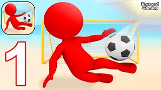 Crazy Kick! Fun Football Game - Gameplay Walkthrough Part 1 Control Going Ball (iOS, Android) screenshot 3