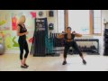 Resistance Band - Walking Side Squat - Exercise Demo by Becky's Fitness Co