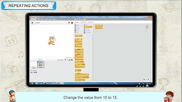 Repeating Actions  in Scratch