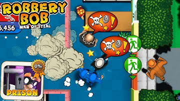 Robbery Bob - Prison Chapter Gameplay Walkthrough Ep 48