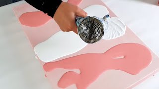 6 BEST Acrylic Pour Paintings - Amazing Satisfying Fluid Artwork