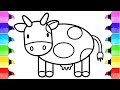 Drawing a cow for children | #159