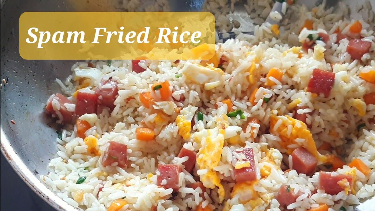 Luncheon Meat (Spam) Fried Rice - add this last for very delicious ...