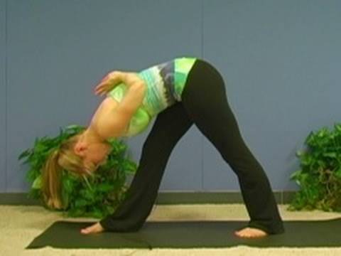 Yoga Poses W/ Sonja 8, Pyramid Pose, Parsvottonasana, Yoga For Beginners Asana