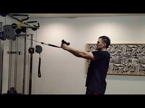 Shoulder and Rotator Cuff Exercise - Cable Machine Face-Pull