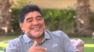 مقابلة ماردونا مع ال CNN ... ميسي ام رونالدو ؟ Maradona interview with the CNN?