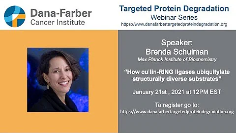 Brenda Schulman - Dana-Farber Targeted Degradation...