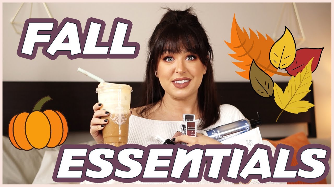 FALL BEAUTY ESSENTIALS 2020 - Autumn Must Haves for makeup, nails, and hair! | Elyse Morency