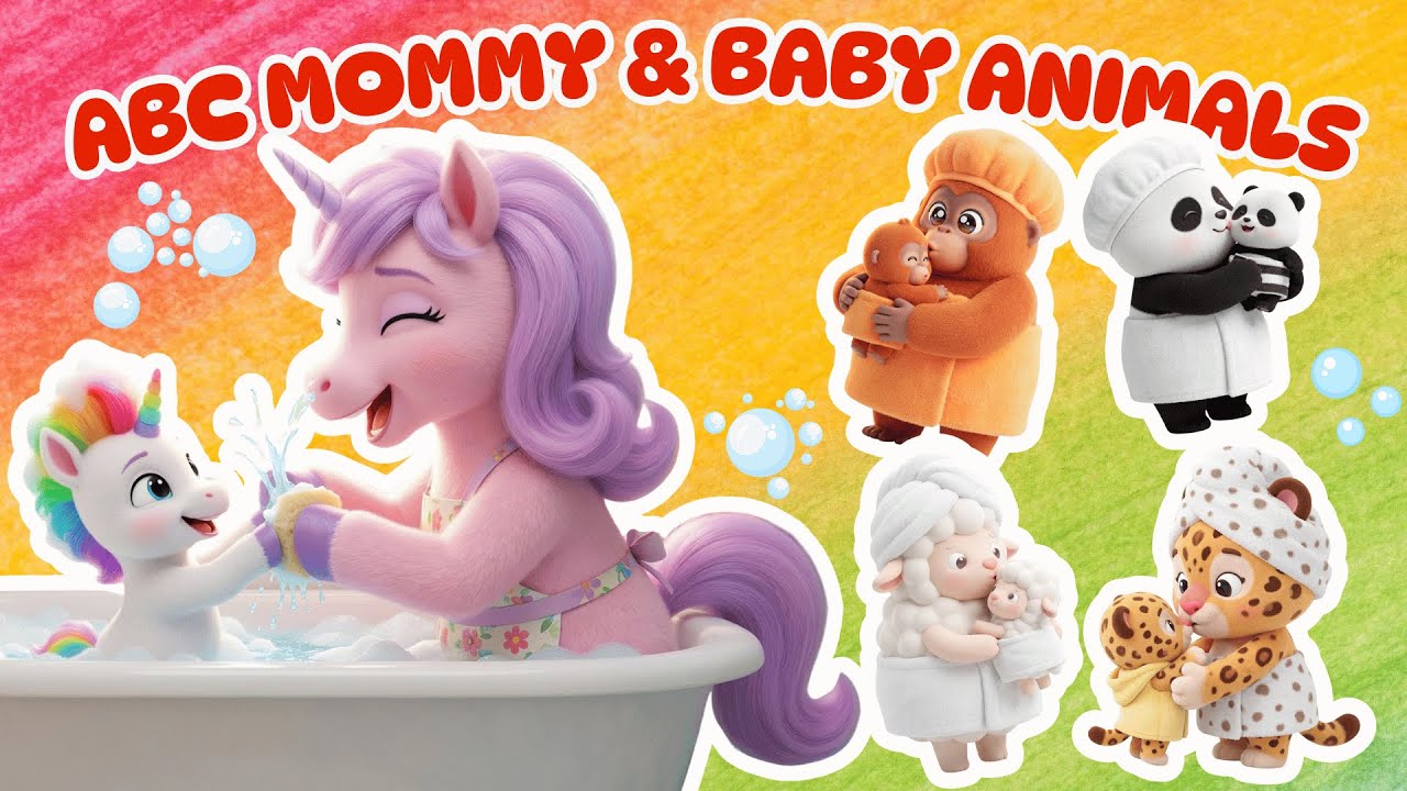 Bath Time Song! 🛁🫧 ABC Animals Sound | Mommy Washing Baby Funny 🛁 Mommy and Baby Song