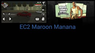 GTA SA SV- EC2 Maroon Manana