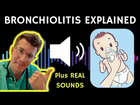 Doctor explains Bronchiolitis (RSV) with example of REAL SOUNDS | Respiratory syncytial virus