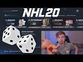 NHL 20 - DICE DRAFT MY TEAM! FANTASY DRAFT CHALLENGE