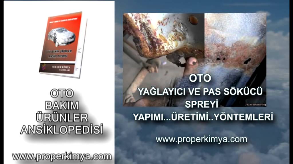OTO PAS SÖKÜCÜ VE YAĞLAYICI SPREY FORMÜLÜ YouTube