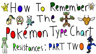 How to Remember Pokémon Type Resistances: Part 2