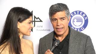 Red Carpet Interview with actor Esai Morales 2019 Arpa IFF