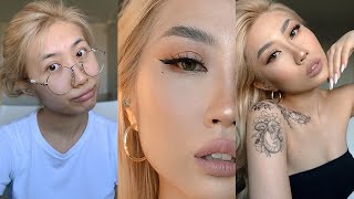 Asian Baby Girl Transformation / ABG Makeup Tutorial / Baddie Makeup