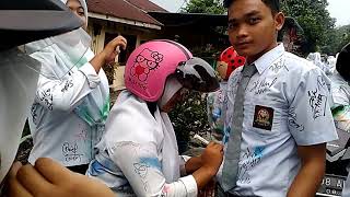 Sedang Viral Begini Momen Coret Coret Baju Perpisahan Sekolah