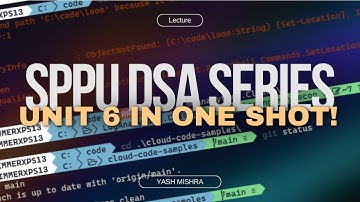 One Shot | Unit - 6 |  SPPU DSA Series | SPPU | SoloScholar