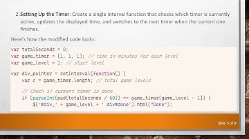 Creating a Multi-level Count-Up Timer with jQuery
